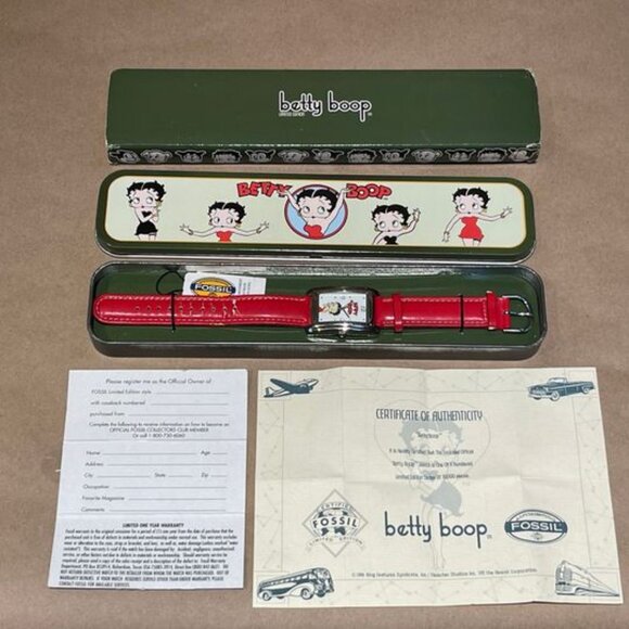 Collector's Item: Betty Boop Limited Edition Fossil Watch - Picture 7 of 10